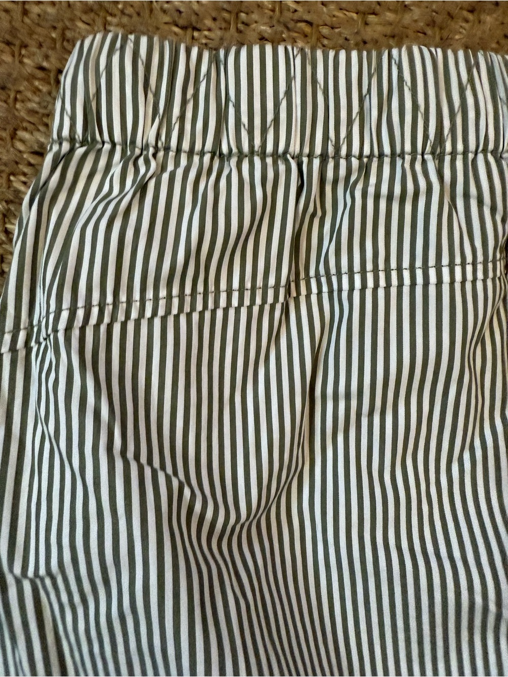 SIMKHAI Shiori Drawstring Cotton Stripe Mini Skirt XS 100% cotton - Picture 7 of 7